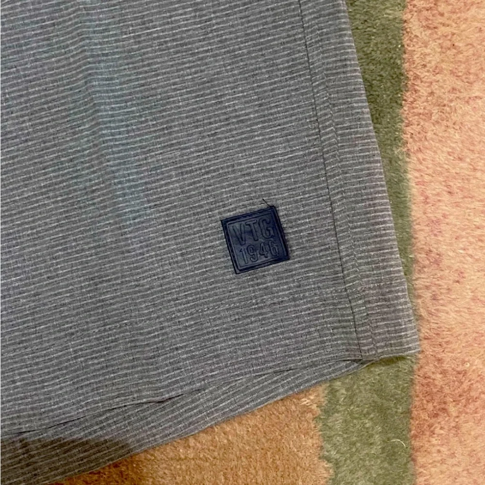 Vintage 1946 Men's Grey Golf Shorts Sz 40 Flat Front Chino Style Retail $70 NWT